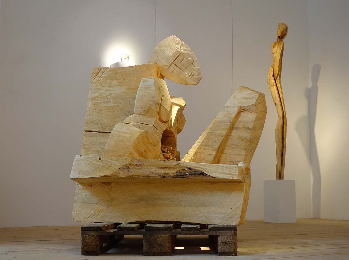 In mir Glut, Pappel, H 120cm